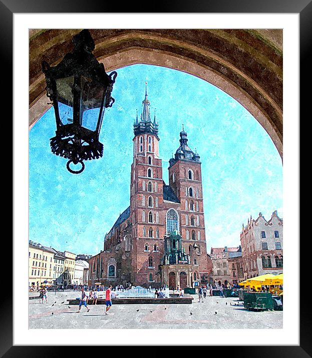  krakow-old town Framed Mounted Print by dale rys (LP)