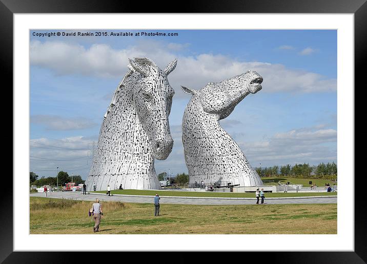 The Kelpies sculptures  Framed Mounted Print by Photogold Prints