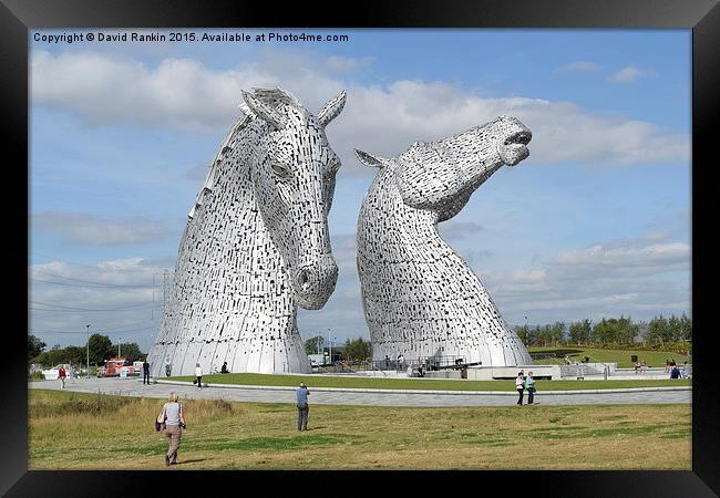 The Kelpies sculptures  Framed Print by Photogold Prints
