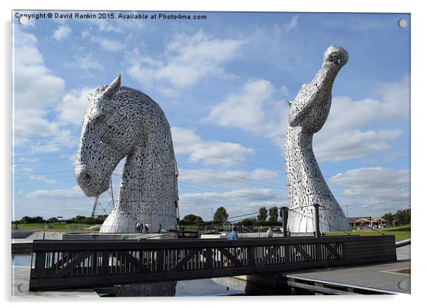 The Kelpies sculptures , Helix Park  Acrylic by Photogold Prints