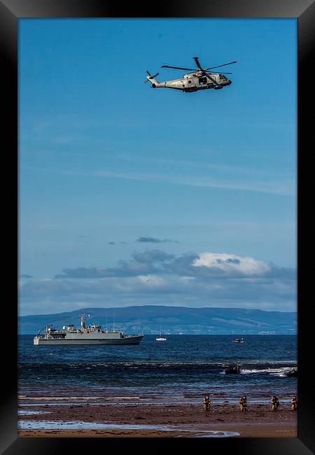  The marines are coming Framed Print by Sam Smith