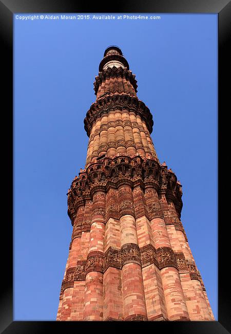  Qutab Minar New Delhi India  Framed Print by Aidan Moran