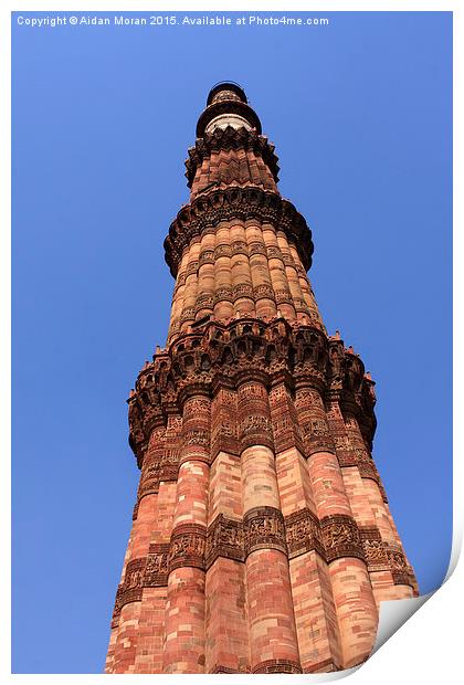  Qutab Minar New Delhi India  Print by Aidan Moran