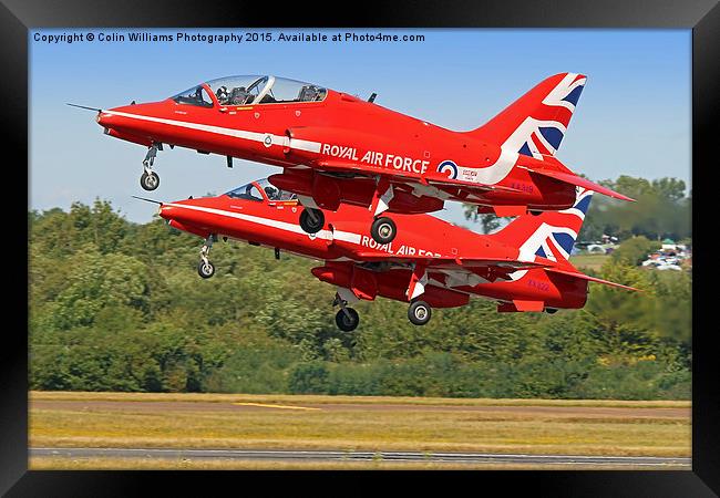  The Red Arrows RIAT 2015 17 Framed Print by Colin Williams Photography