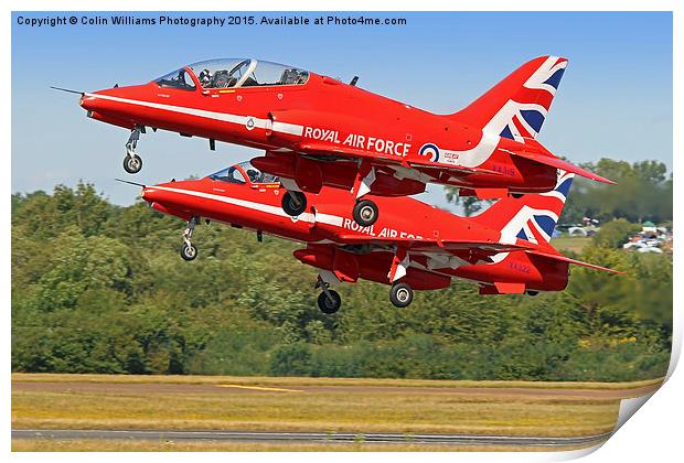  The Red Arrows RIAT 2015 17 Print by Colin Williams Photography