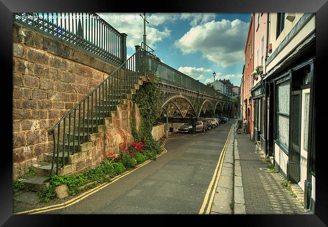  The Iron Bridge at Exeter  Framed Print by Rob Hawkins