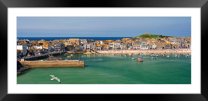 Saint Ives Bay Framed Mounted Print by Andy Evans