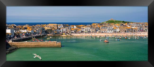 Saint Ives Bay Framed Print by Andy Evans