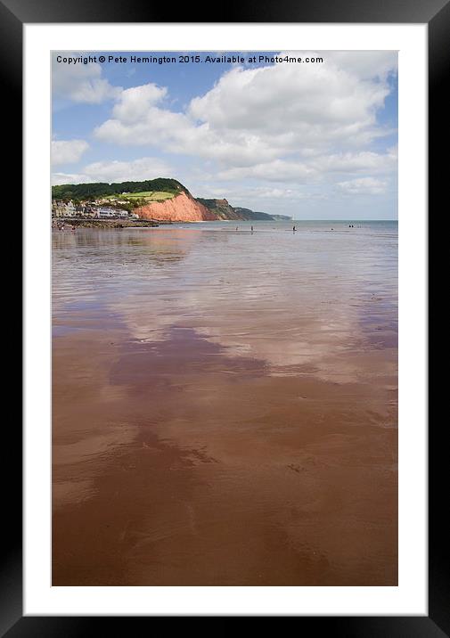  Sidmouth Seafront Framed Mounted Print by Pete Hemington