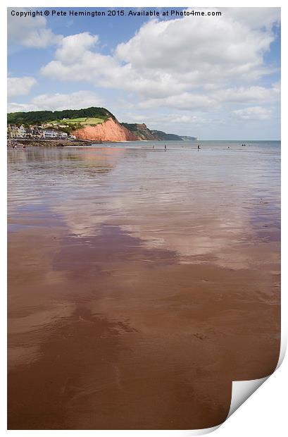  Sidmouth Seafront Print by Pete Hemington