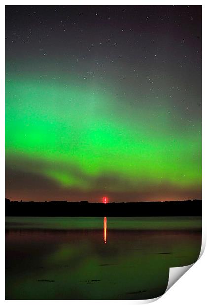  Northern Lights Print by Macrae Images