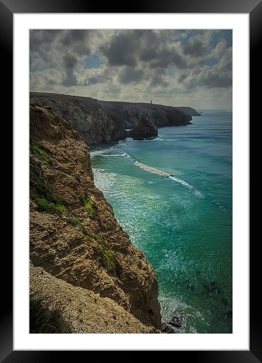Saint Agnes, Trevaunance Cove Framed Mounted Print by Andy Evans
