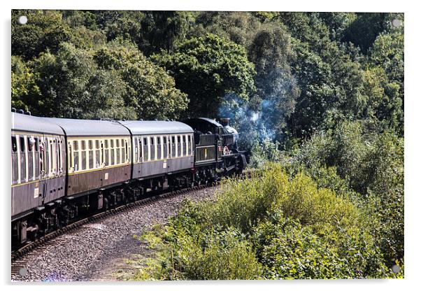 The Paignton Steam Train Acrylic by J Biggadike