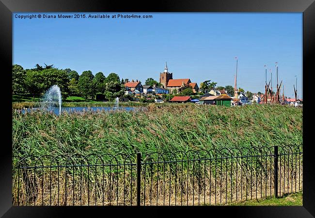  Maldon Essex Framed Print by Diana Mower