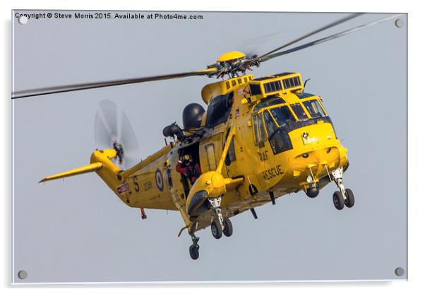  Sea King - Search & Rescue Acrylic by Steve Morris