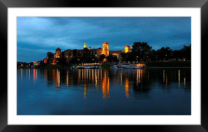  krakow-reflection Framed Mounted Print by dale rys (LP)
