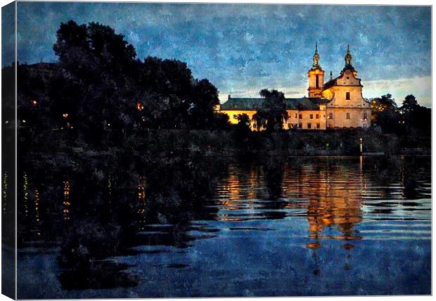  church on a hill-krakow Canvas Print by dale rys (LP)