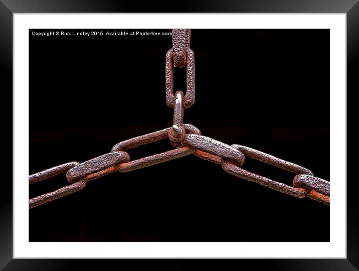  The Chain Framed Mounted Print by Rick Lindley