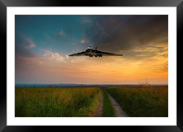 Vulcan Daylight Framed Mounted Print by J Biggadike