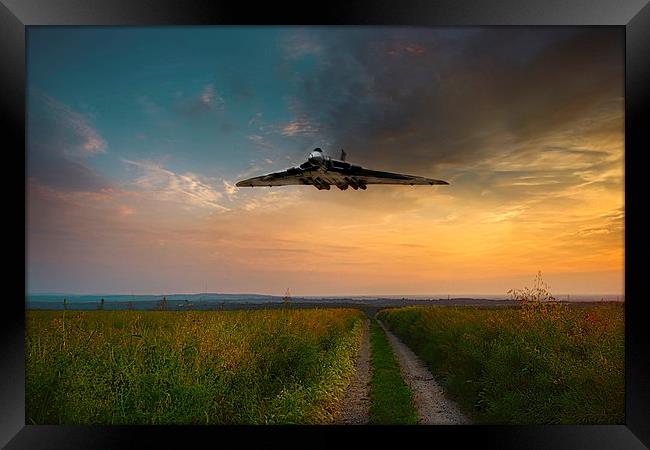 Vulcan Daylight Framed Print by J Biggadike