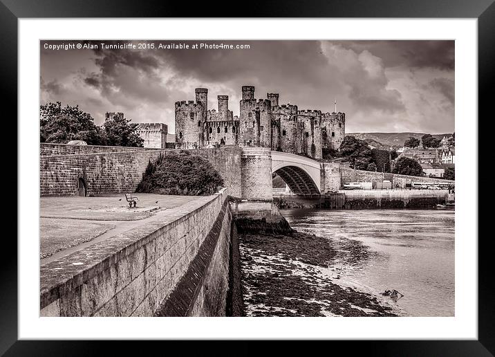  Conwy Castle Framed Mounted Print by Alan Tunnicliffe