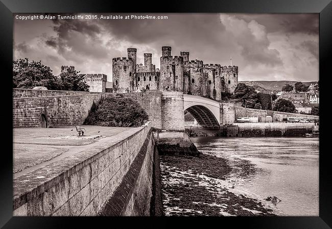  Conwy Castle Framed Print by Alan Tunnicliffe