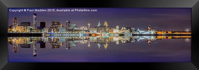 Mirror on the Mersey Framed Print by Paul Madden
