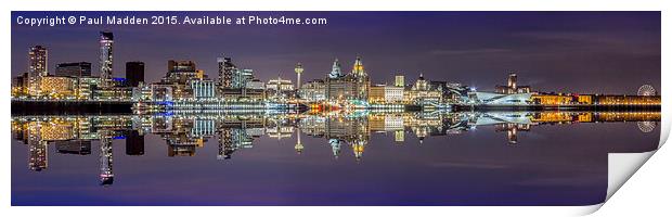 Mirror on the Mersey Print by Paul Madden