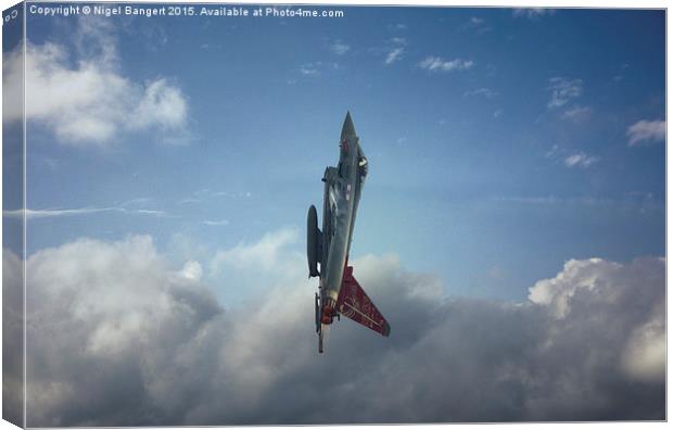  Eurofighter Typhoon Canvas Print by Nigel Bangert