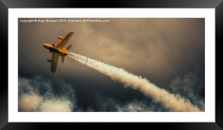  Folland Gnat T . 1 Framed Mounted Print by Nigel Bangert