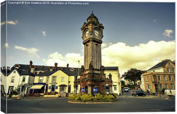  Exeter Clock Tower  Canvas Print by Rob Hawkins
