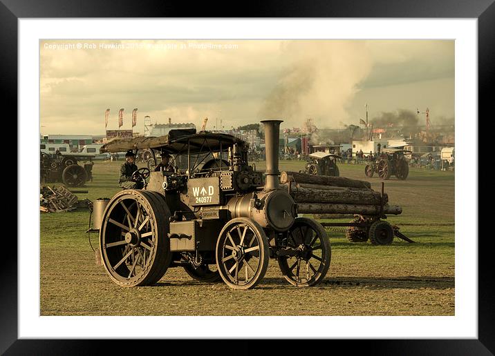  Gigantic Steam  Framed Mounted Print by Rob Hawkins