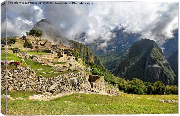 Machu Picchu Canvas Print by Matthew Bates