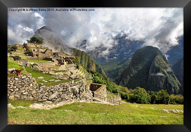 Machu Picchu Framed Print by Matthew Bates