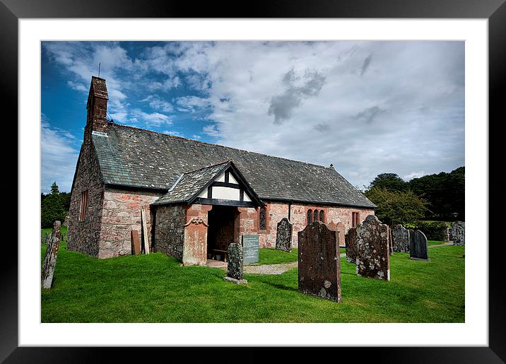  St Catherine's Church, Boot, Eskdale Framed Mounted Print by Jacqi Elmslie