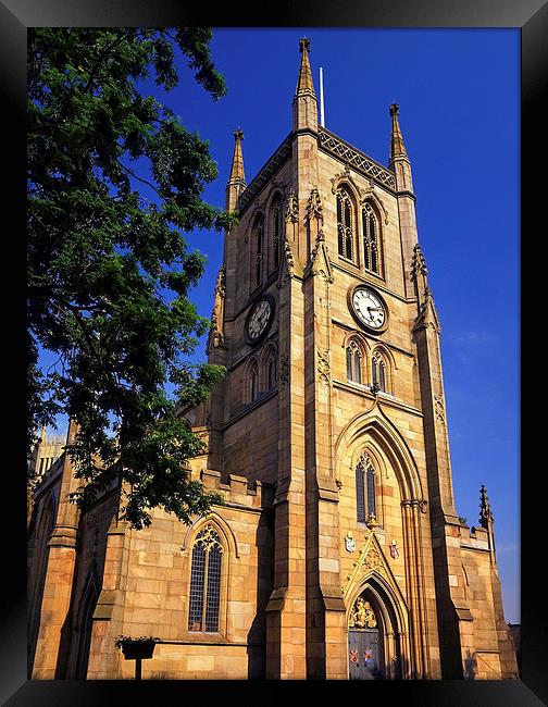 Blackburn Cathedral  Framed Print by Darren Galpin