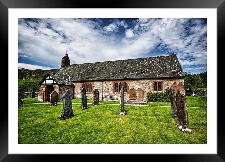 St Catherine's Church, Boot, Eskdale  Framed Mounted Print by Jacqi Elmslie
