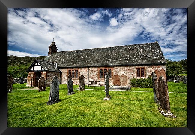 St Catherine's Church, Boot, Eskdale  Framed Print by Jacqi Elmslie