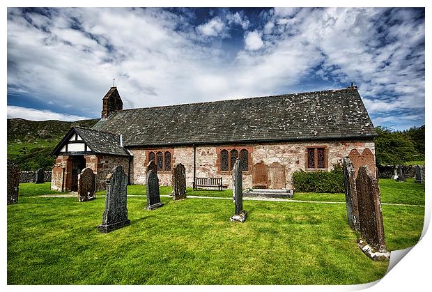 St Catherine's Church, Boot, Eskdale  Print by Jacqi Elmslie