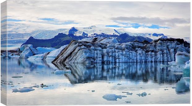  Icebergs Canvas Print by Mark Godden