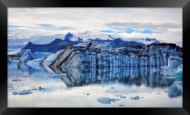  Icebergs Framed Print by Mark Godden