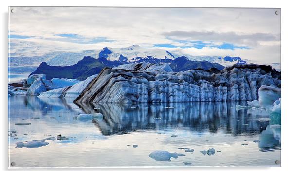  Icebergs Acrylic by Mark Godden