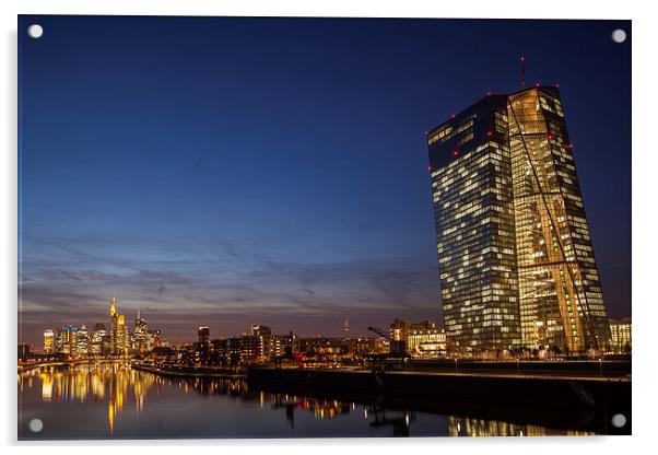 European central Bank Acrylic by Thomas Schaeffer