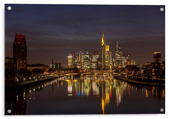 Skyline Frankfurt Acrylic by Thomas Schaeffer