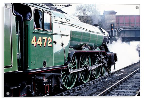  4472 Flying Scotsman Acrylic by David Birchall