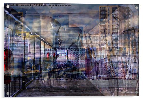  Composite of London Acrylic by sylvia scotting