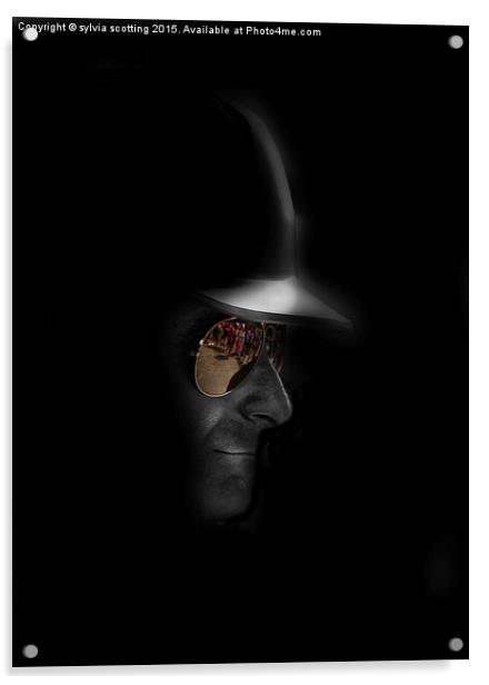  Man of Mystery Acrylic by sylvia scotting