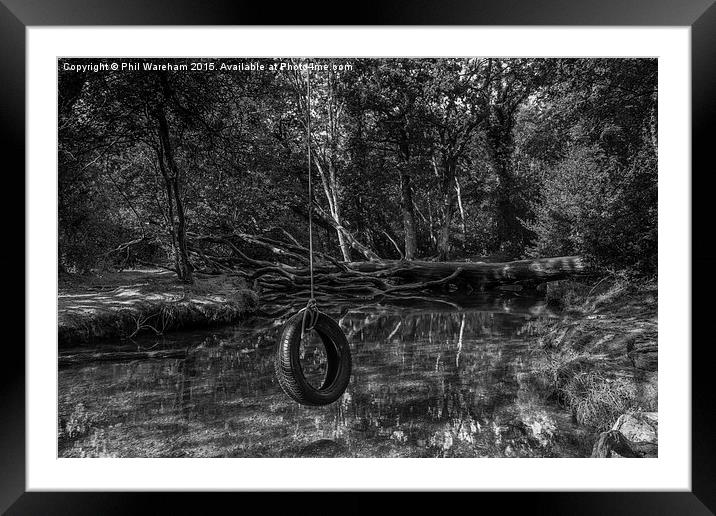  Wootton Bridge Reflections Framed Mounted Print by Phil Wareham