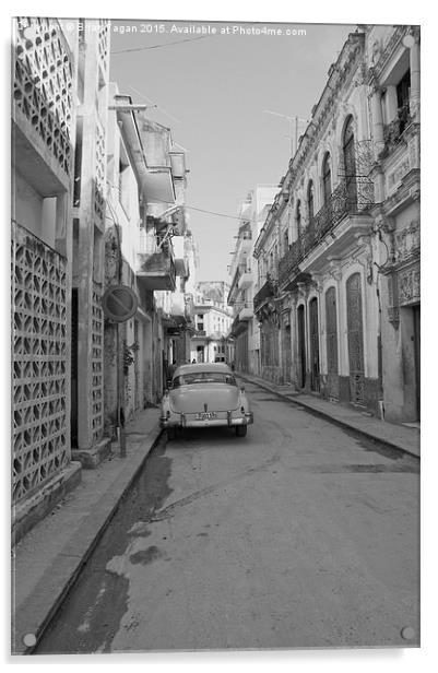  Old Havana Acrylic by Brian Fagan