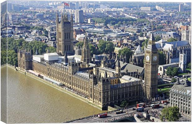 Houses of Parliament   Canvas Print by Tony Murtagh